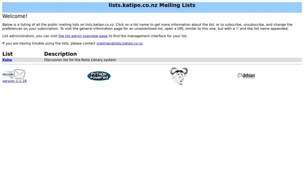 lists.katipo.co.nz