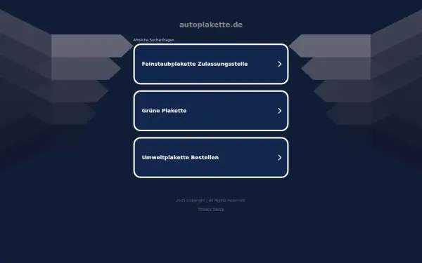 autoplakette.de