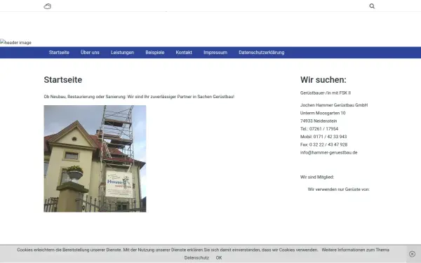 www.hammer-geruestbau.de