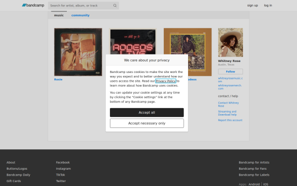 whitneyrose.bandcamp.com