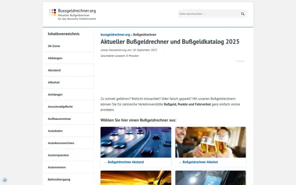 www.bussgeldrechner.org