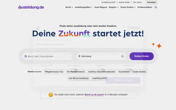 www.ausbildung.de