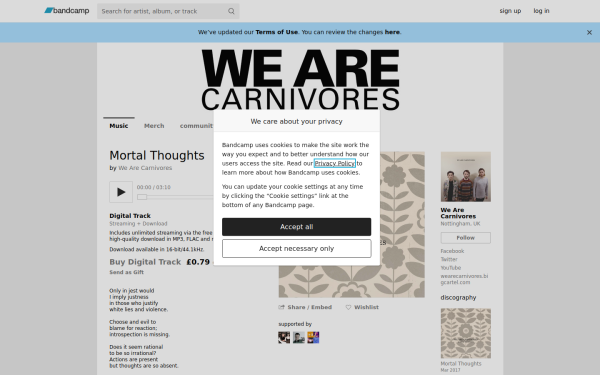 wearecarnivoresuk.bandcamp.com