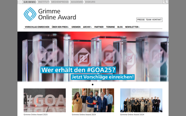 www.grimme-online-award.de