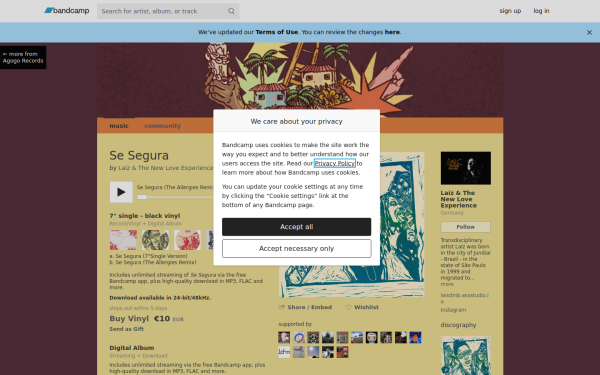 laizthenewloveexperience.bandcamp.com