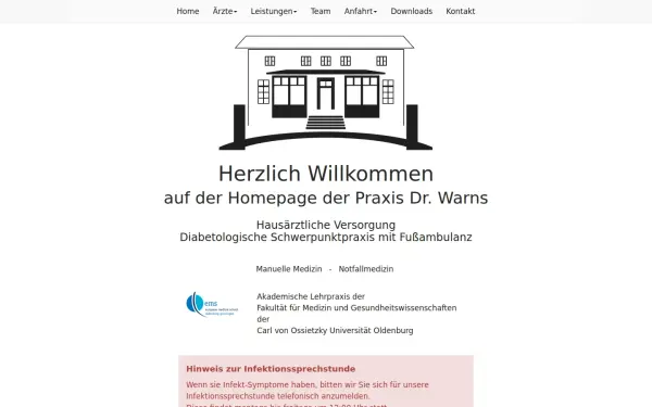www.praxisdrwarns.de