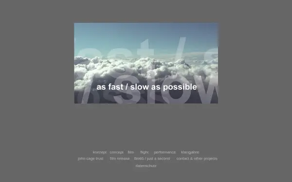 as-fast-slow-as-possible.de