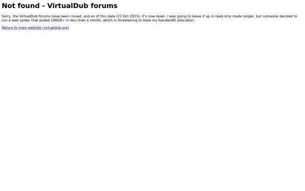 forums.virtualdub.org