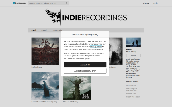 iskald.bandcamp.com