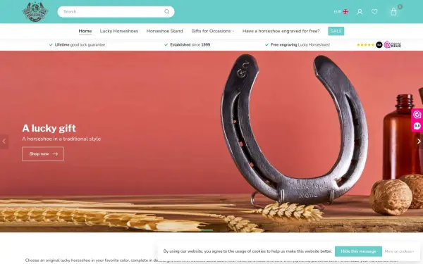 www.goodluckhorseshoes.com