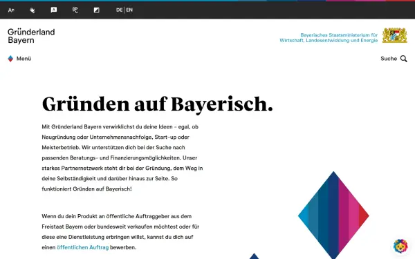 www.gruenderland.bayern