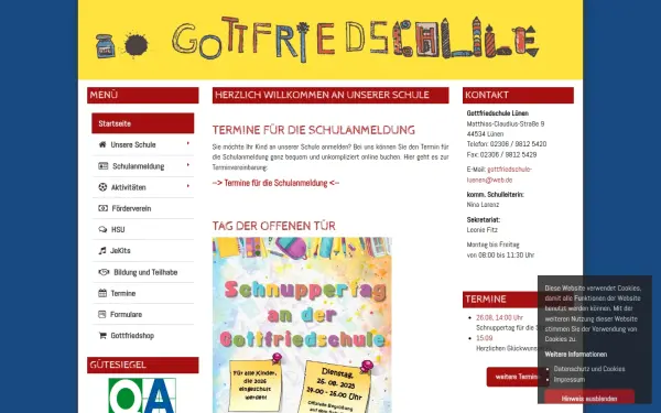 www.gottfriedschule-luenen.de