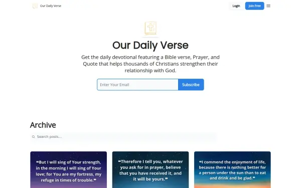www.ourdailyverse.com
