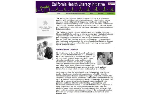 cahealthliteracy.org
