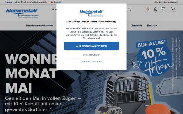 www.kleinmetall.de