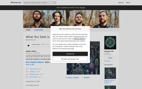 paintedlife.bandcamp.com