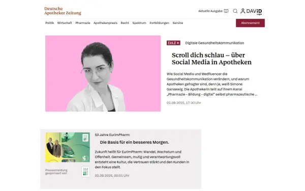 www.deutsche-apotheker-zeitung.de