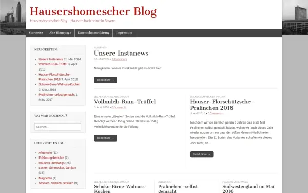 www.hausershome.de