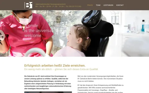 b1zahnaerzte.de