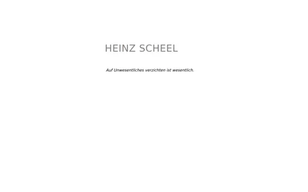 heinzscheel.de