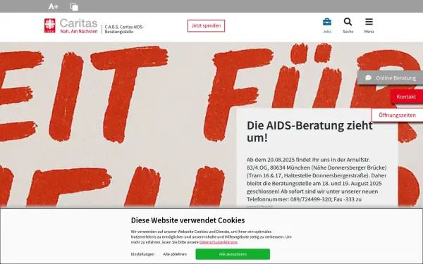 www.aidsberatung-caritasmuenchen.de