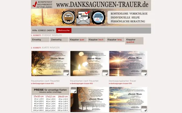 www.danksagungen-trauer.de