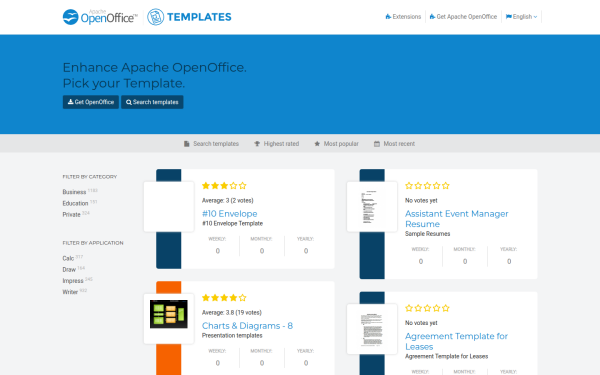 templates.openoffice.org