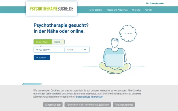 www.psychotherapiesuche.de