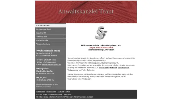 www.rechtsanwalt-traut-leverkusen.de
