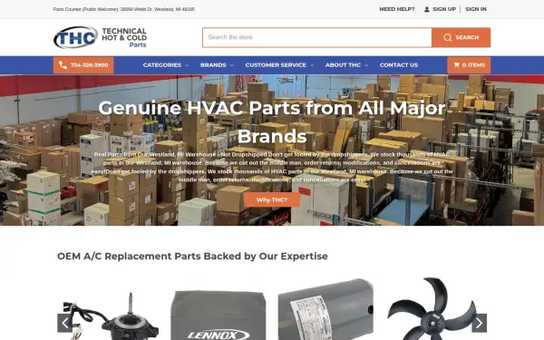 www.technicalhotandcoldparts.com