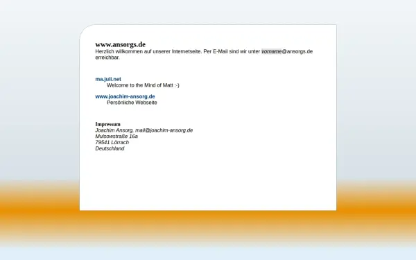 ansorgs.de