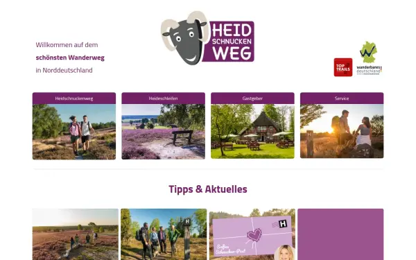 www.heidschnuckenweg.de