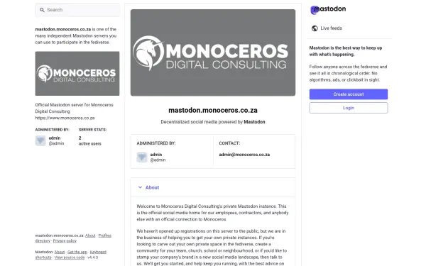 mastodon.monoceros.co.za