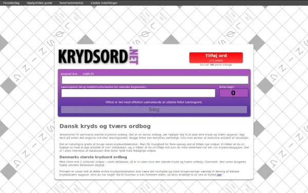 www.krydsord.net