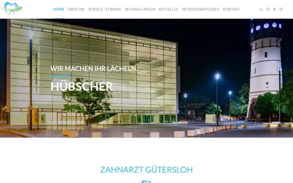 www.zahnarztpraxis-huebscher.de