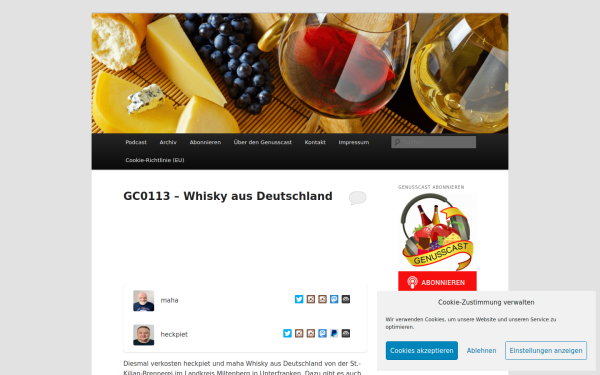 www.genusscast.de