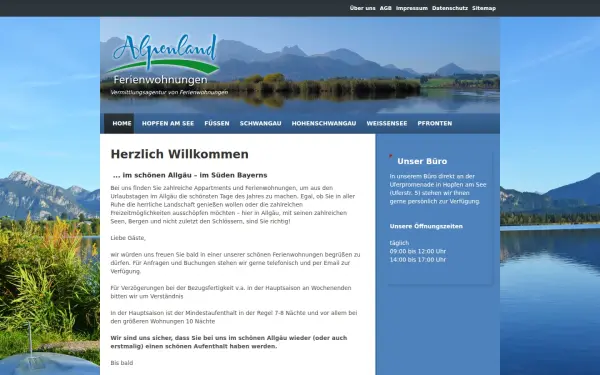 www.alpenland-ferienwohnungen-allgaeu.de