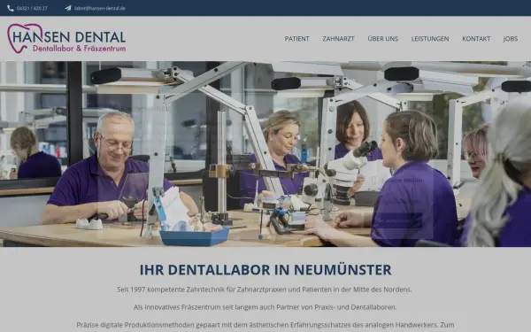 hansen-dental.de