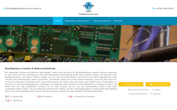 www.geraeteservice-neumayer.at