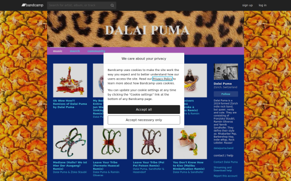 dalaipuma.bandcamp.com