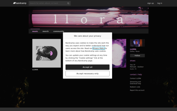 llora.bandcamp.com