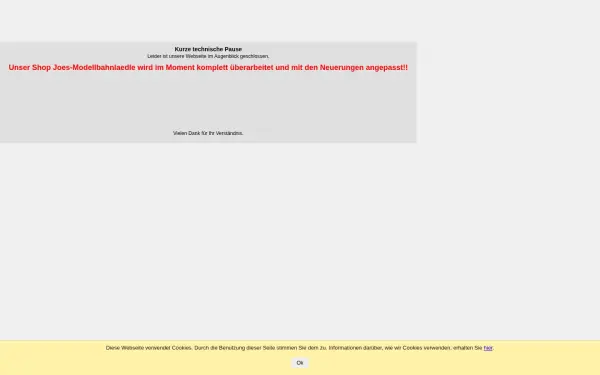 joes-modellbahnlaedle.net