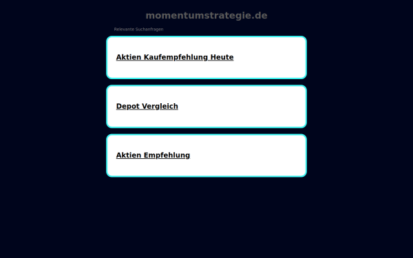 momentumstrategie.de