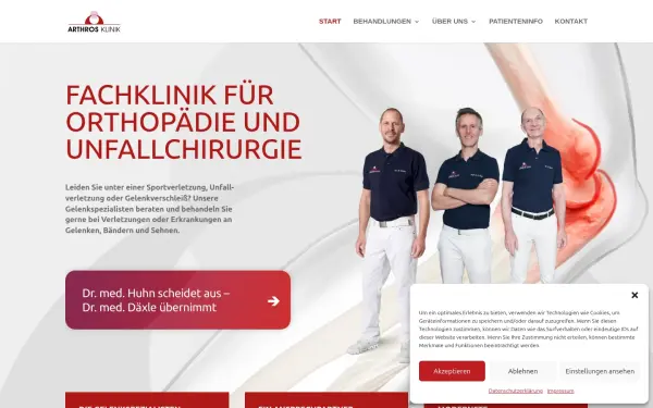 arthros-klinik.de