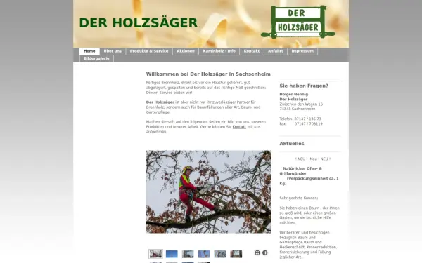 www.derholzsaeger.de