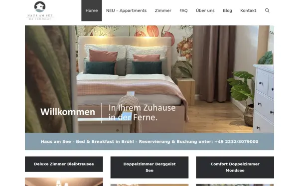 www.haus-am-see-bnb.com