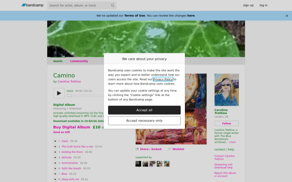 carolinetrettine.bandcamp.com