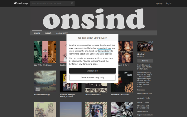 onsind.bandcamp.com