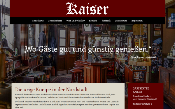 www.gaststaette-kaiser.de