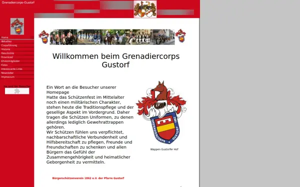 grenadiercorps-gustorf.de